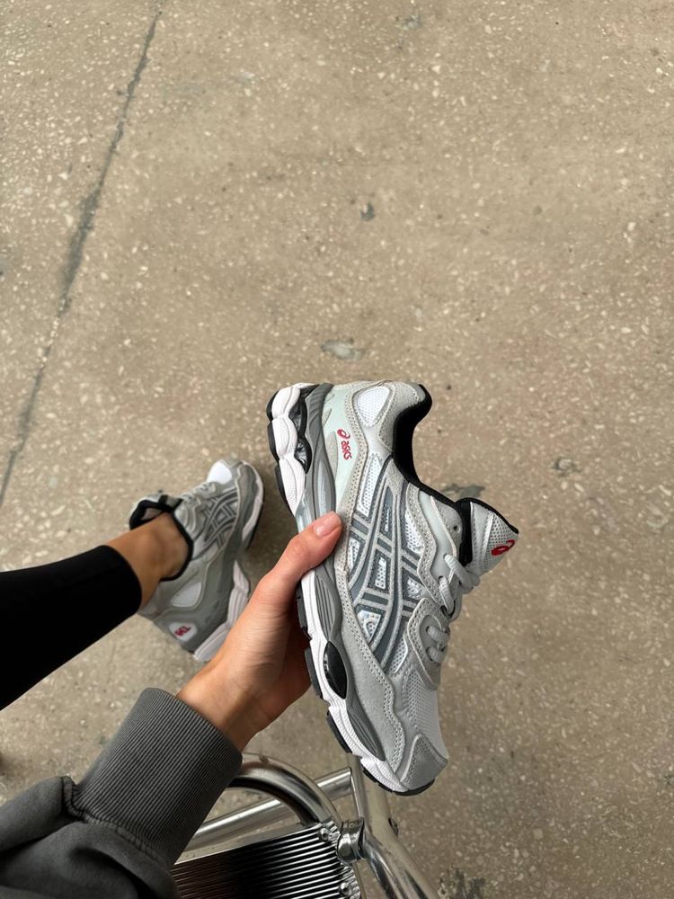 Кросівки унісекс 36-45 Asics Gel NYC 'White Steel Grey', асікси, асикс