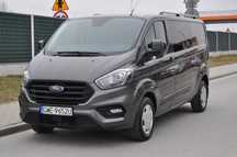 Ford Transit Custom 170 KM Brygadowy 6 osobowy Krajowy 100% Bezwypadkowy I Właściciel