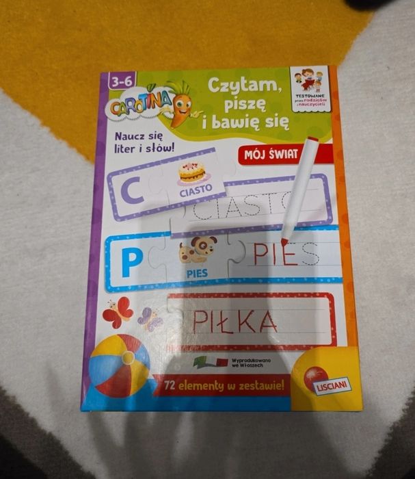 Carotina lisciani czytam pisze i bawię się nowa