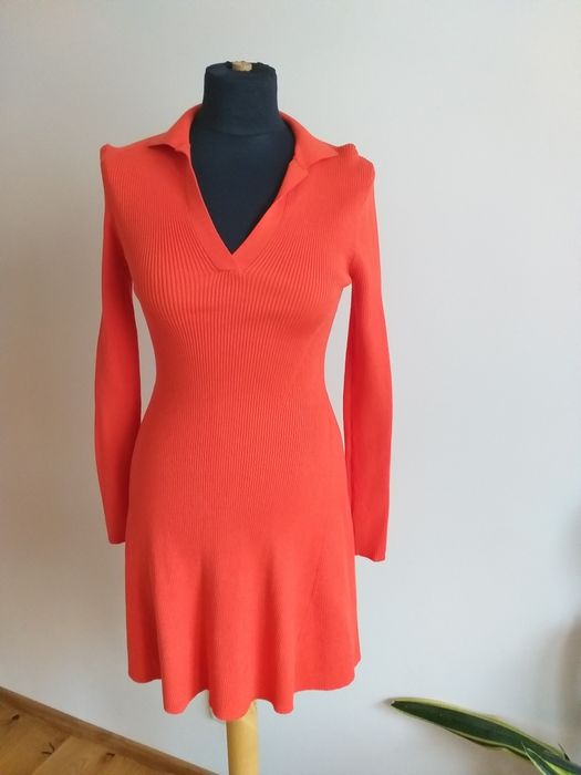 Zaraz sukienka mini dzianinowa 38