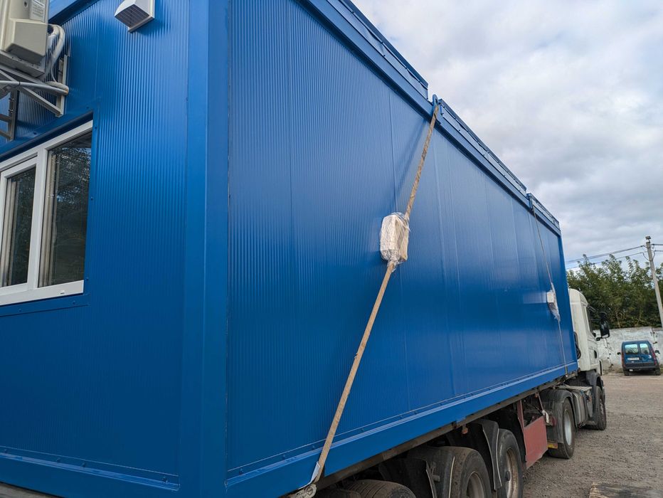 Побутівка продаж з ПДВ Будівельний вагончик металевий каркас утеплений