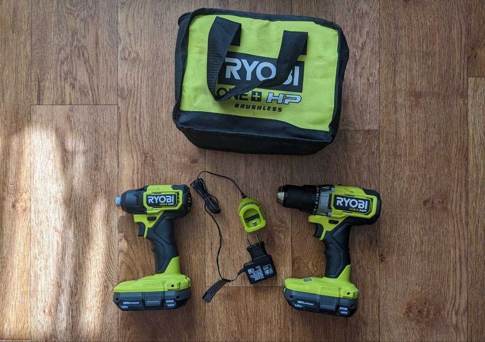 Набор бесщеточных шуруповертов Riobi ONE+ HP 18V