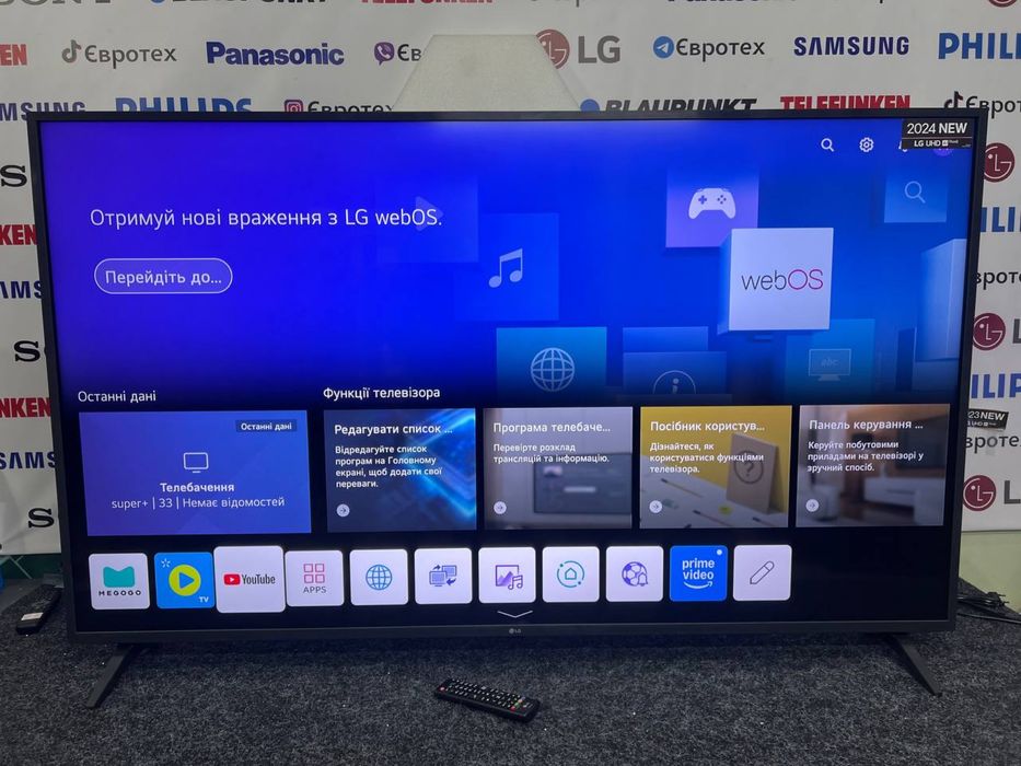 Телевізор LG 65NANO769QA — новий, 65” 4K NANOcell Smart TV
