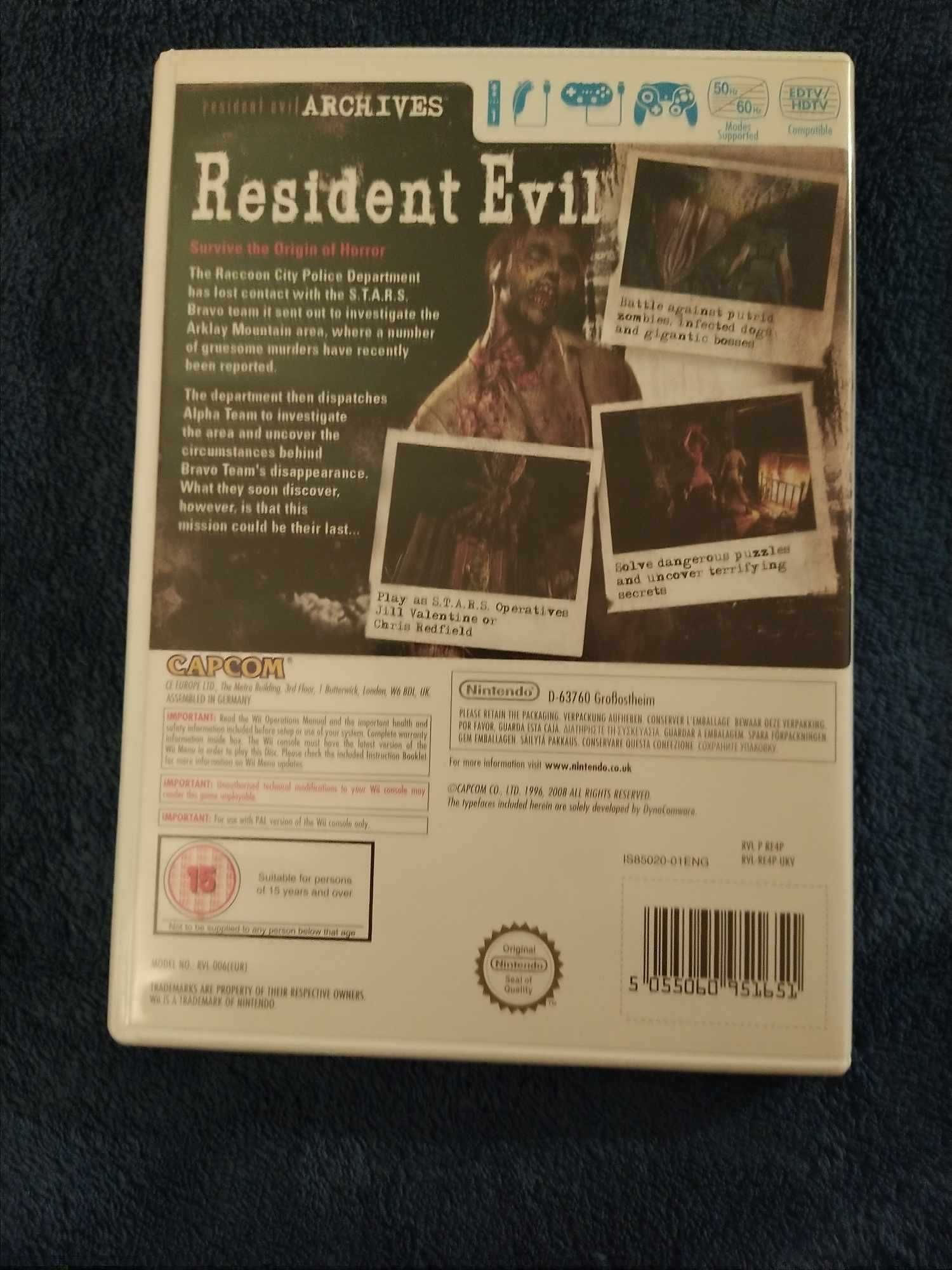 Resident Evil Archives Wii