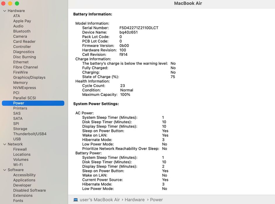 MacBook AIR 13 M2/8 CPU/ 8 GPU/8 Ram/ 256 Space Gray