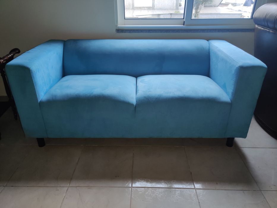 Conjunto de 2 Sofás de sala para 2 lugares