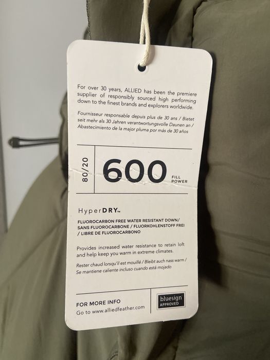 Nowa puchowa zimowa ciepła wodoodporna kurtka Adidas myshelter terrex
