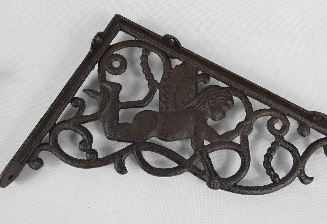 Wsporniki półka podpórka wieszak żeliwo 27x18.5cm AMOR  6par posiadam