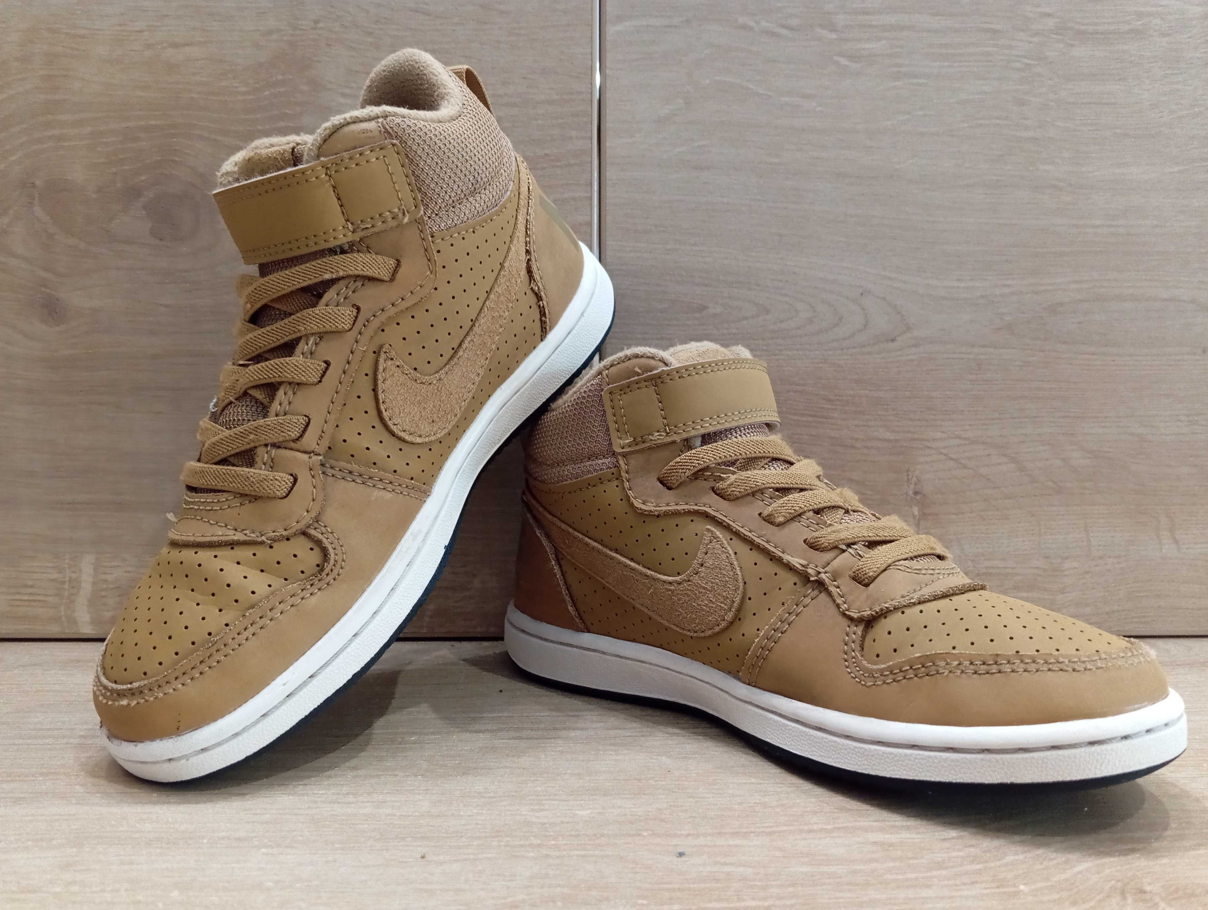 NIKE Court Borough Mid (PSV) Sneakersy Dziecięce Rozm.31,5 /19,5cm