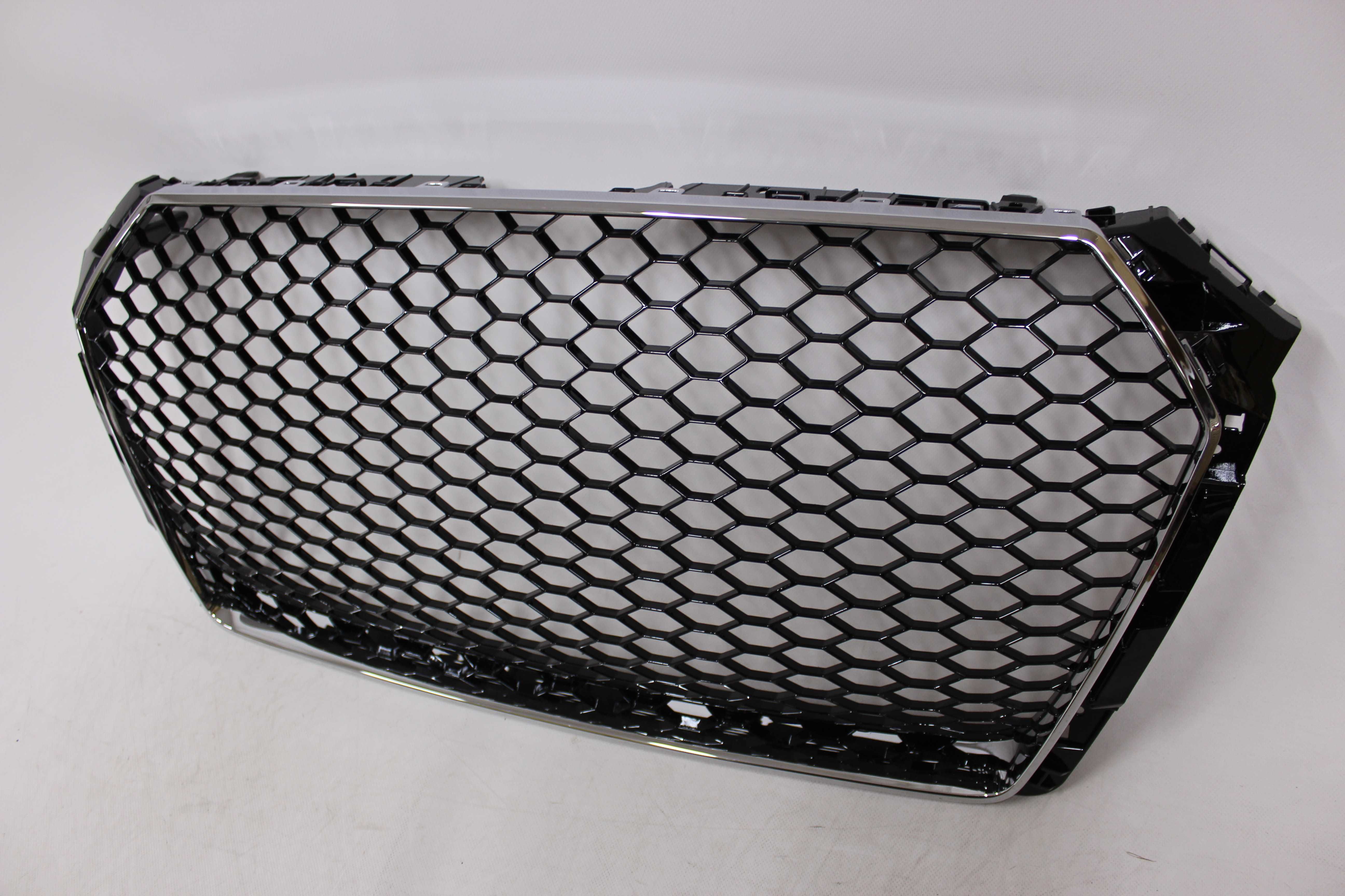 GRILL Atrapa chłodnicy AUDI A4 B9 15-19 RS-LOOK Chrom $-line NOWY