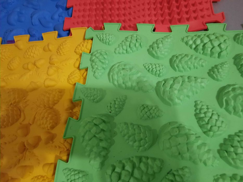 Коврик ортопедический массажный детский 6 элементов для ног