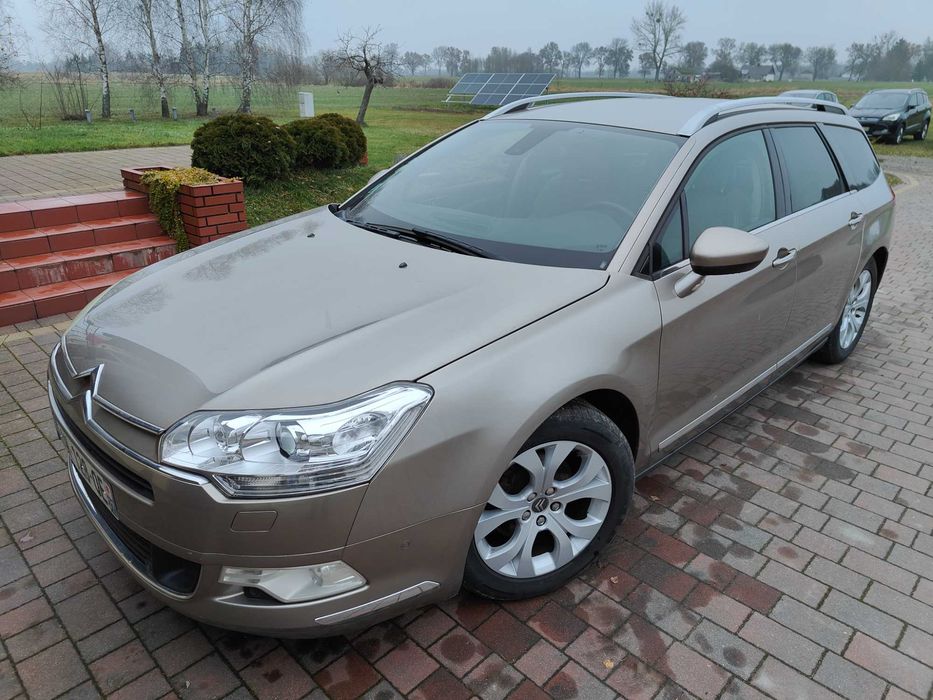 Citroen C5 2010 2.0 HDI Exclusive bixenon alu 17 elektryczna klapa PDC