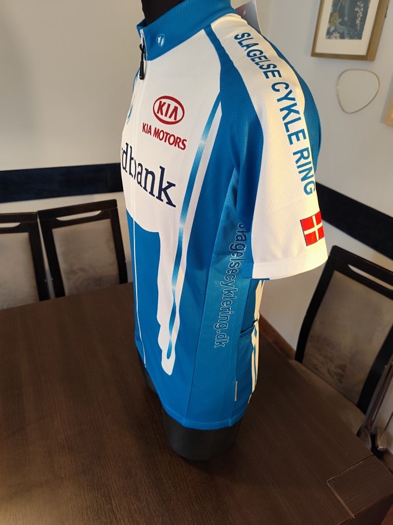 Nowa koszulka kolarska Giordana fajna na rower rowerowa z metką