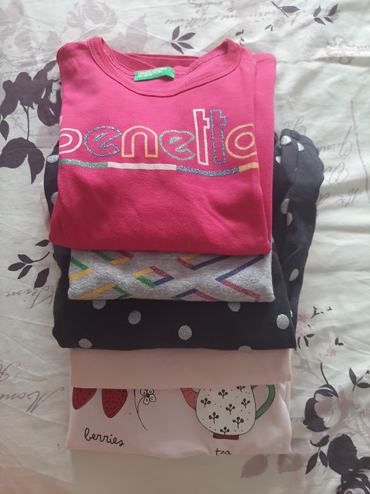 Lote 5/6 anos menina manga comprida