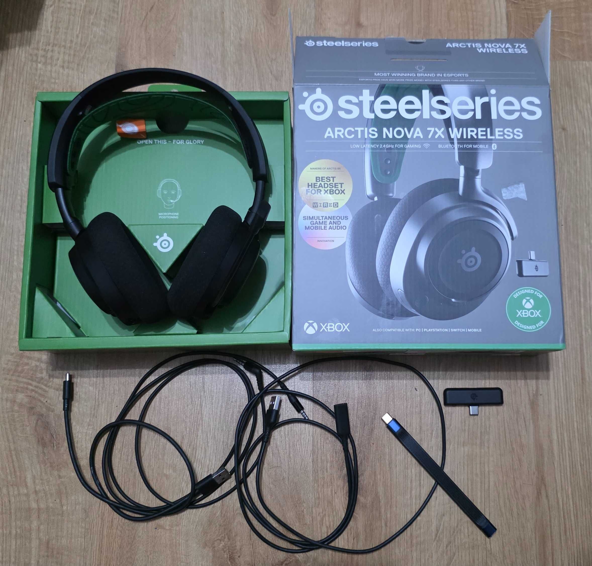 STEELSERIES Arctis Nova 7X Bezprzewodowy Zestaw Słuchawkowy Gamingowy