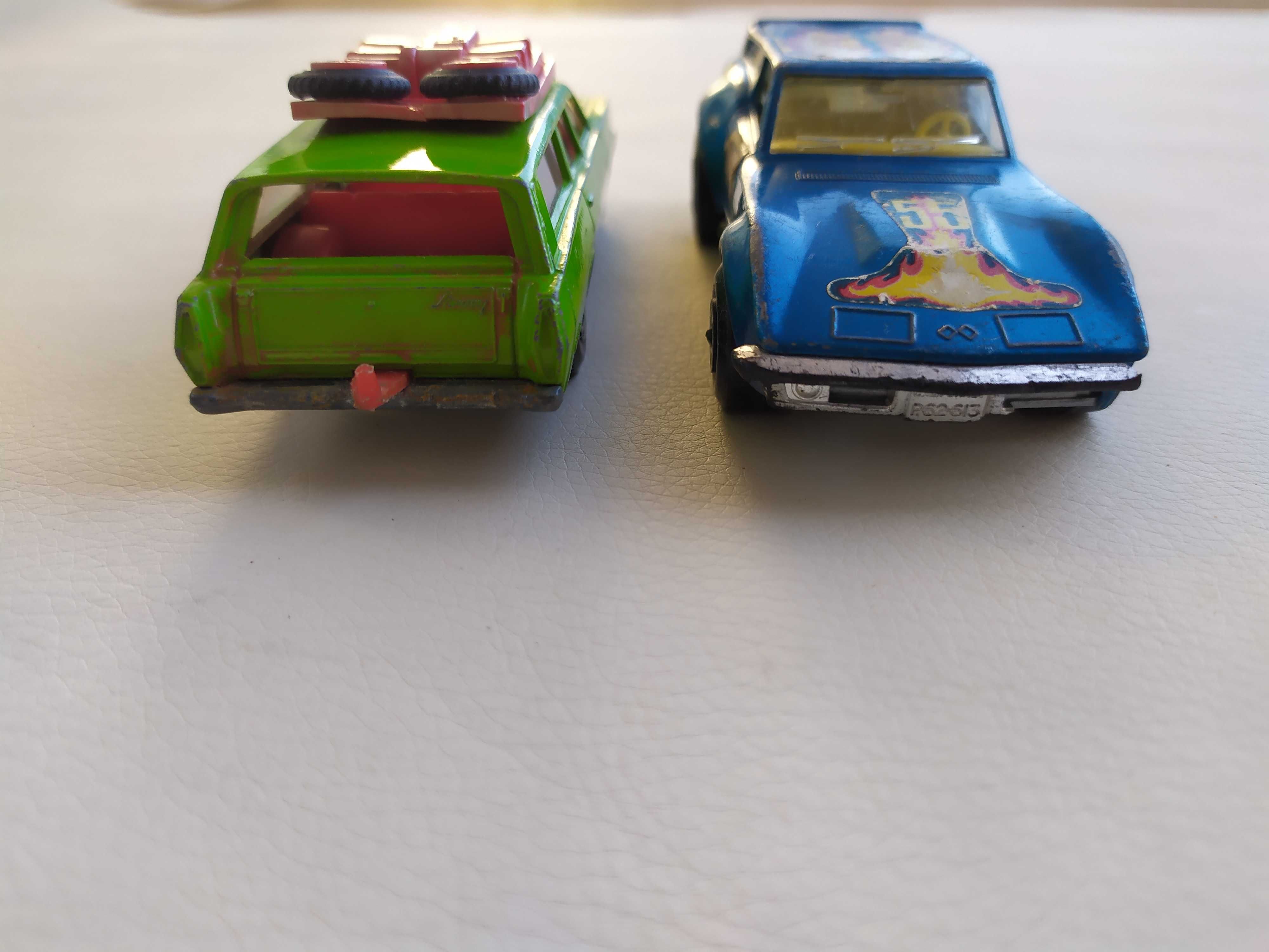 Matchbox (2) Speed kings Mercury Commuter e Chevrolet Corvette 1970/75