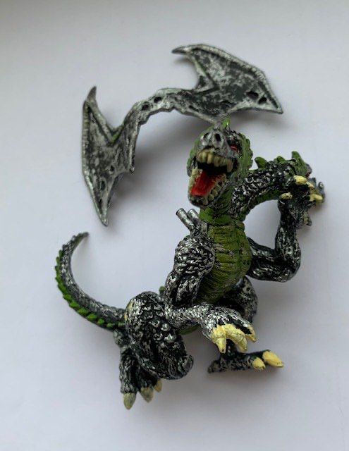 Динозавр двухглавый как конструктор Дракон Змей с 2 головами