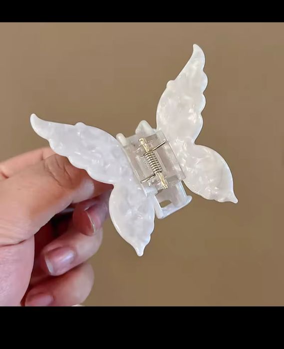 Заколка крабик мотылек