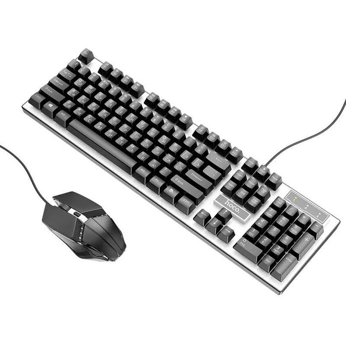 Комплект Hoco GM18 Luminous игровой клавиатуры с RGB подсветкой+ мышка