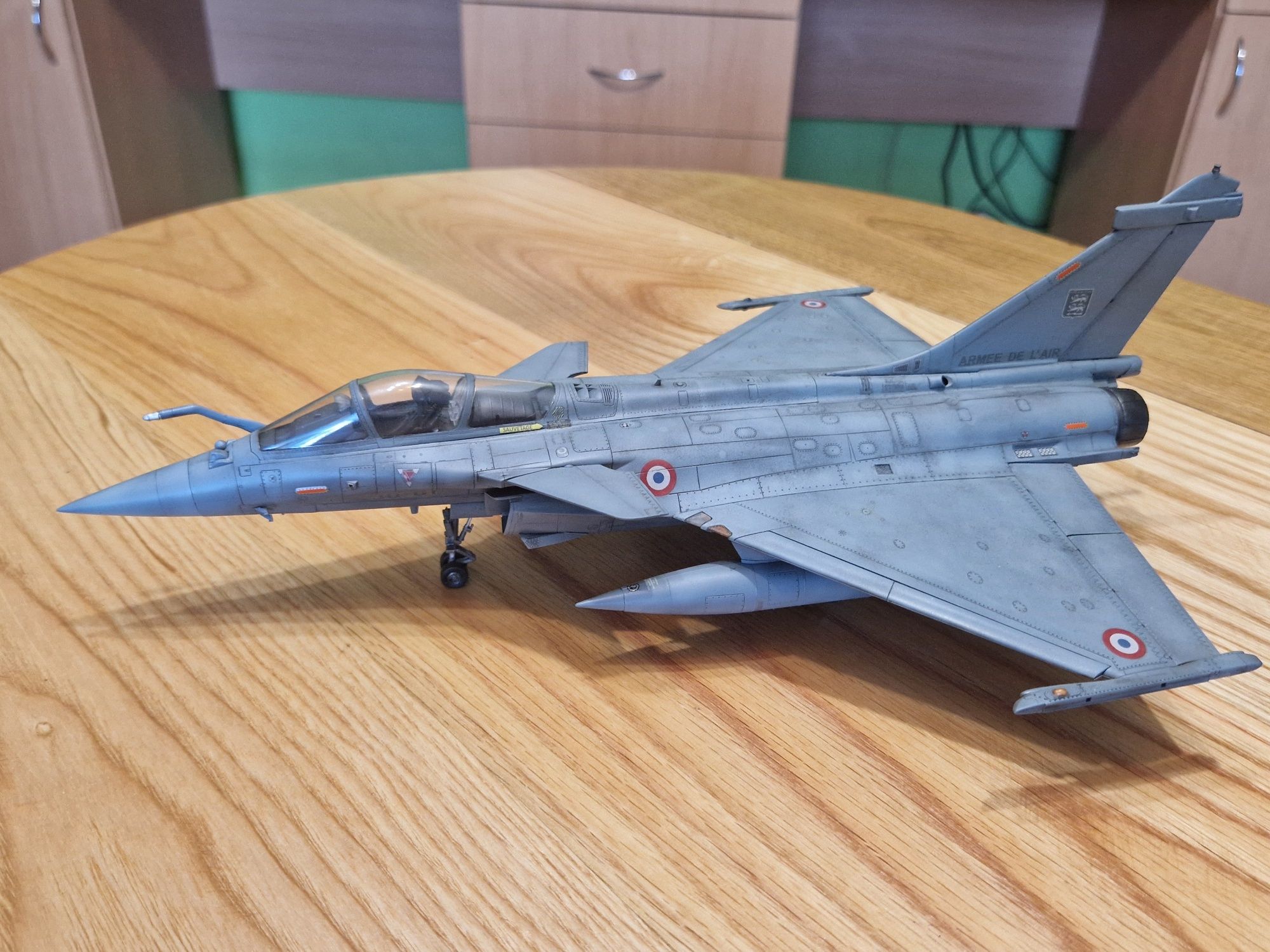 Myśliwiec dassault rafale c revell 1:48