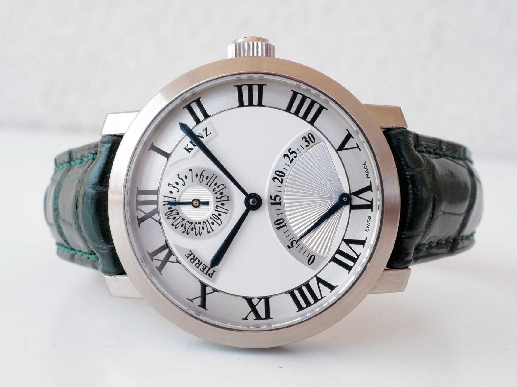 Pierre Kunz Spirit Of Challenge Retrograde Seconds 18k White Gold