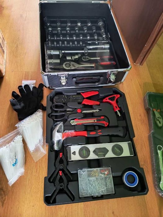 XXL Zestaw Narzędzi 1000 Elementów Majsterkowanie Walizka Narzędziowa