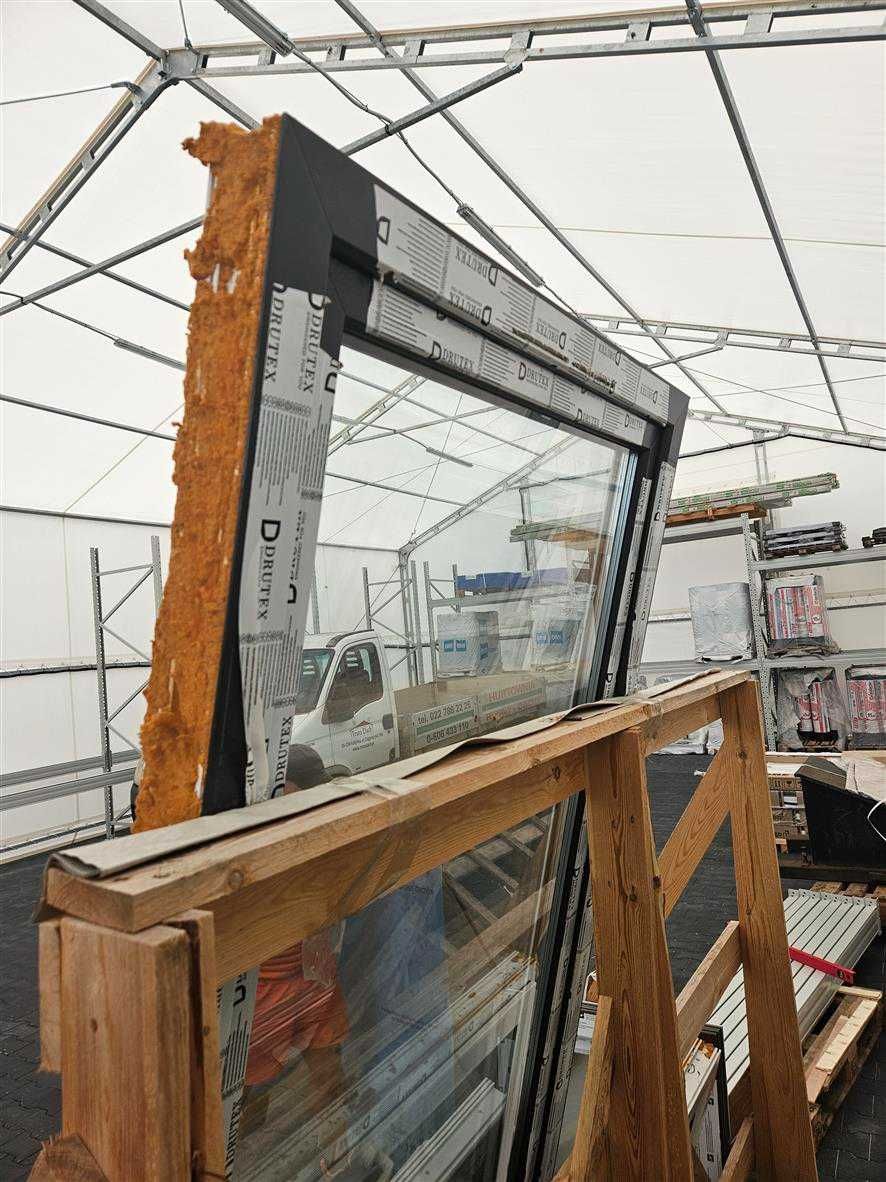 Okno balkonowe PCV PREMIUM NOWE 3 szyby