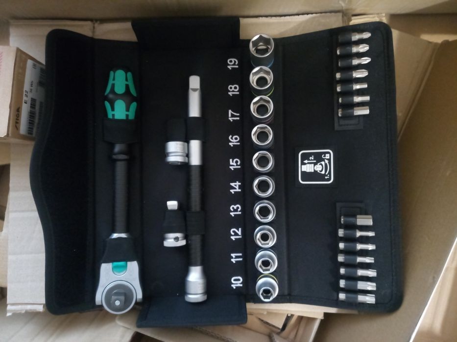 Wera zyklop 8100 sc6 1/2 zestaw nowy oryginał