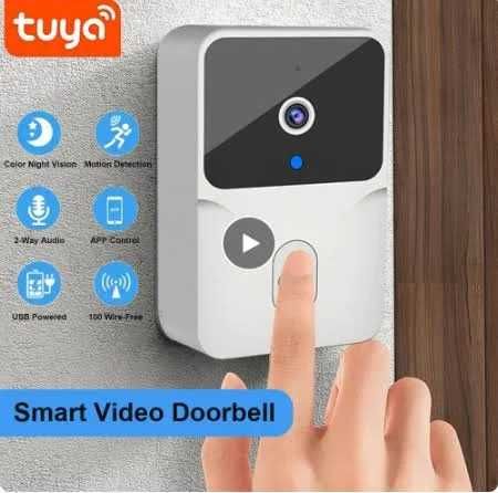 Беспроводной умный дверной звонок с камерой Tuya Smart "Умный Дом"