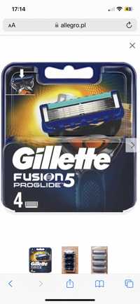 Wkłady do maszynek Gillette Fusion5 Proglide Power 4 szt.