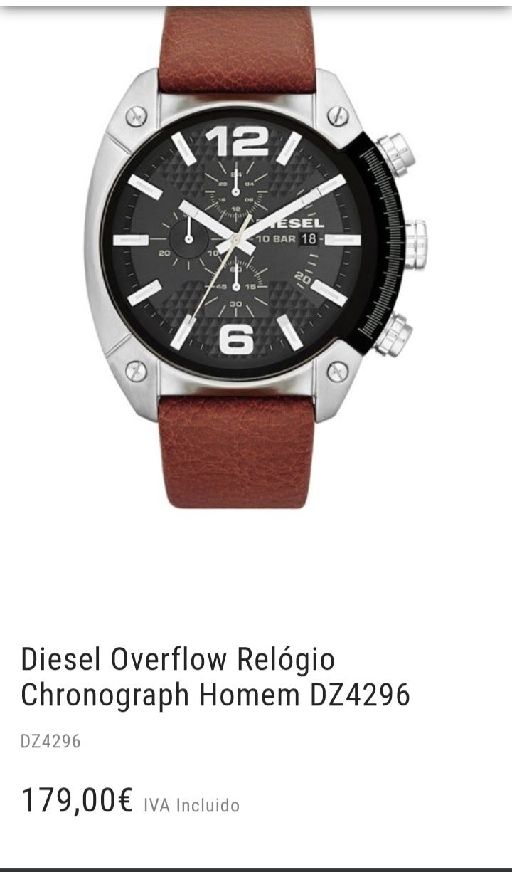 Relogio marca diesel