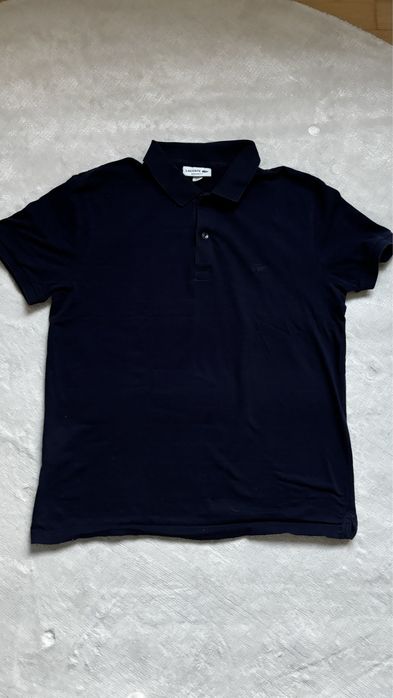 Lacoste koszulka Polo granatowa modna wygodna