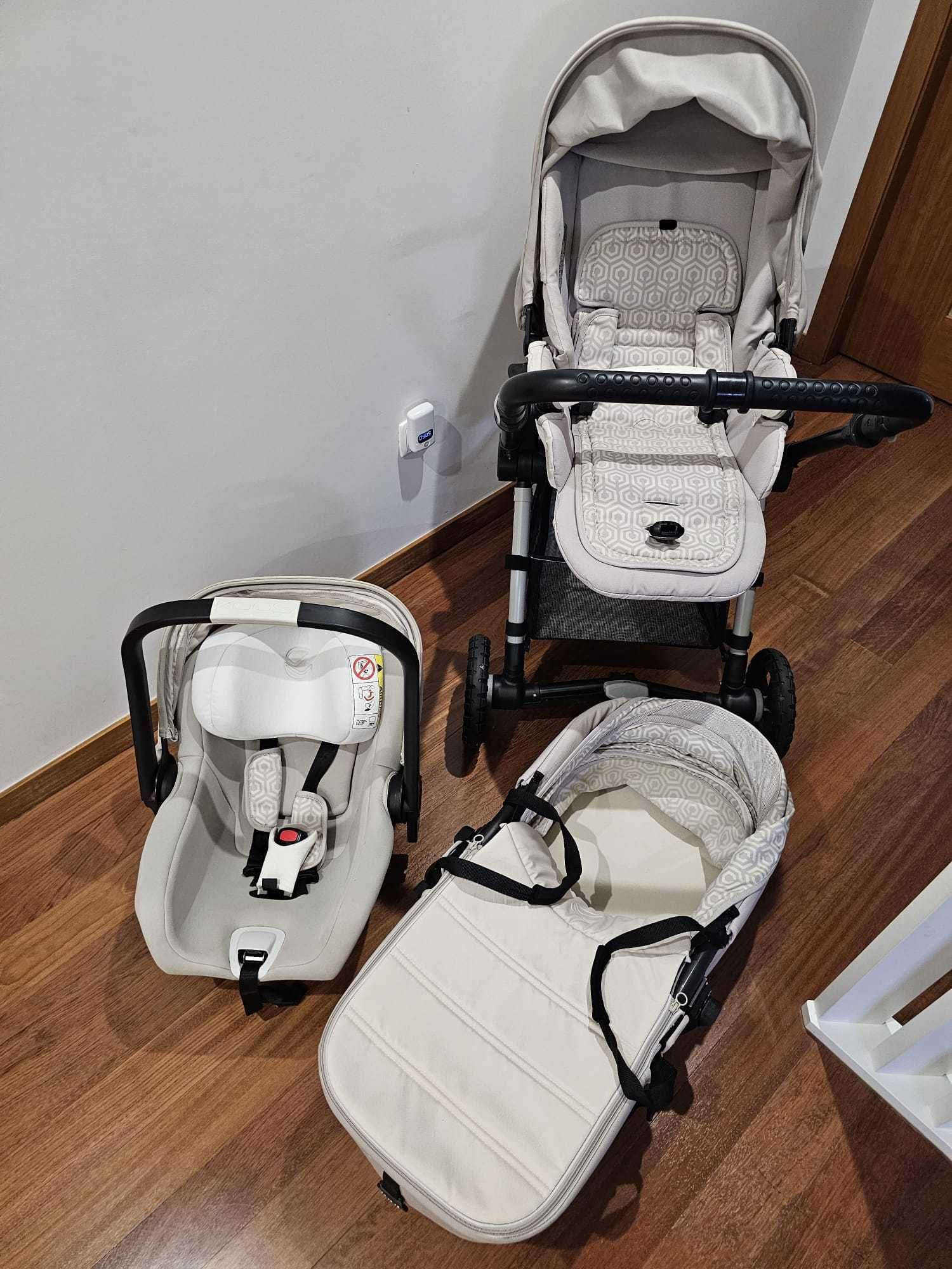 Conjunto Trio Jané Minnum + I-Koos + Micro + Base Isofix Geo