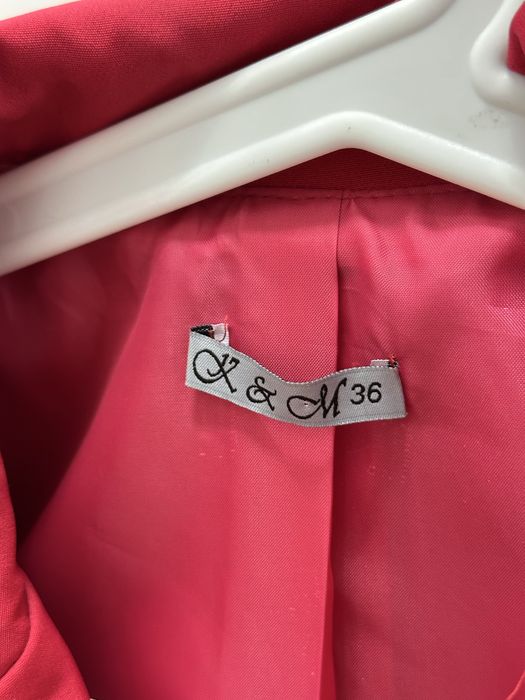 Różowy garnitur fuksja rozmiar S