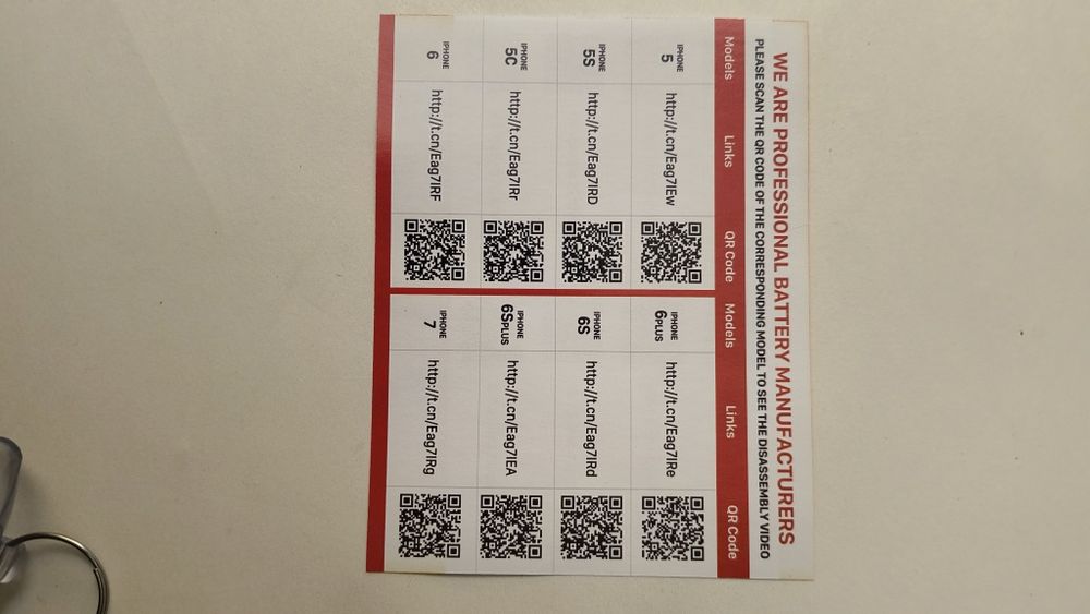 Bateria SE2 4500 mAh do iPhone + zestaw narzędzi