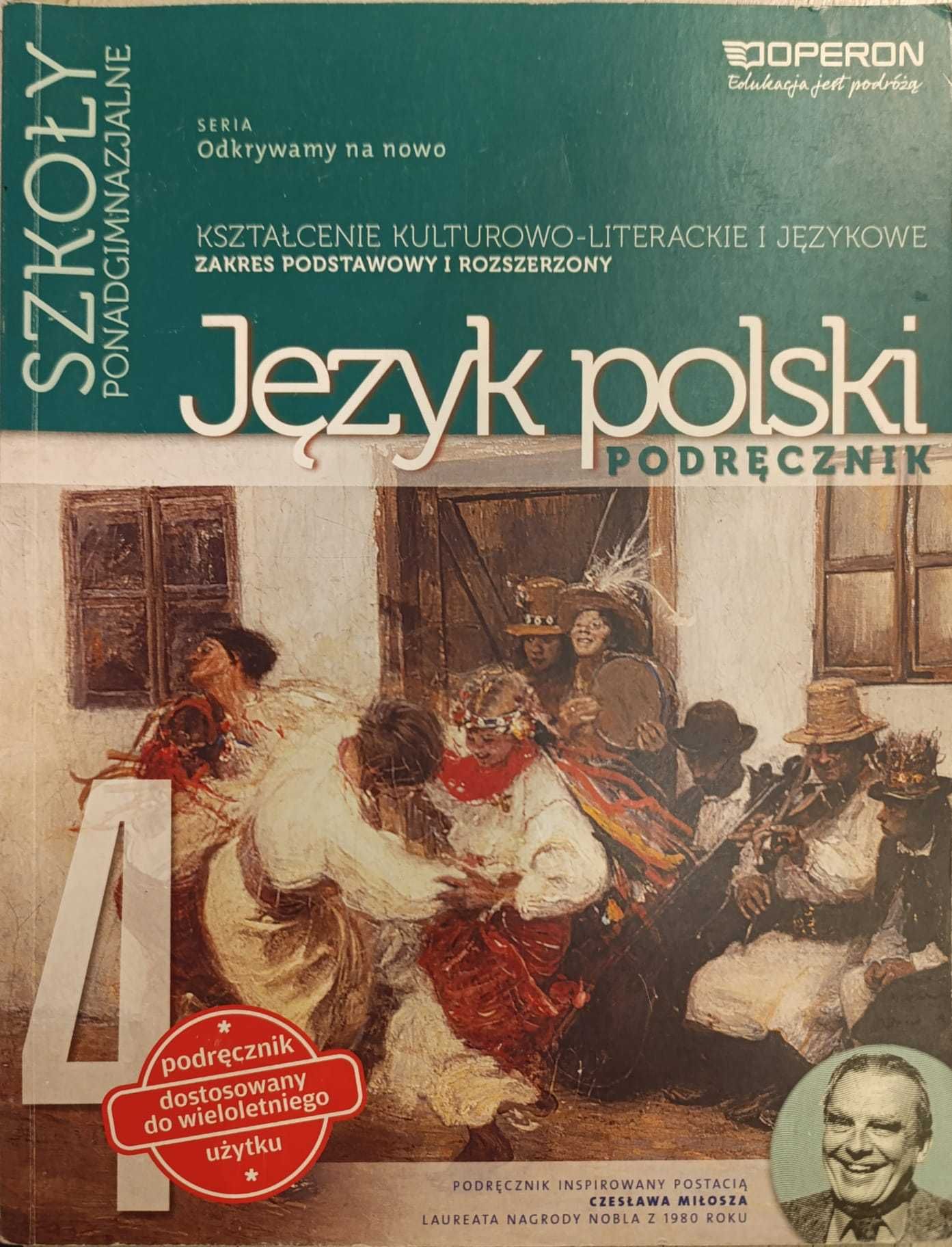 Język polski. Zakres podstawowy i rozszerzony. Część 4. OPERON