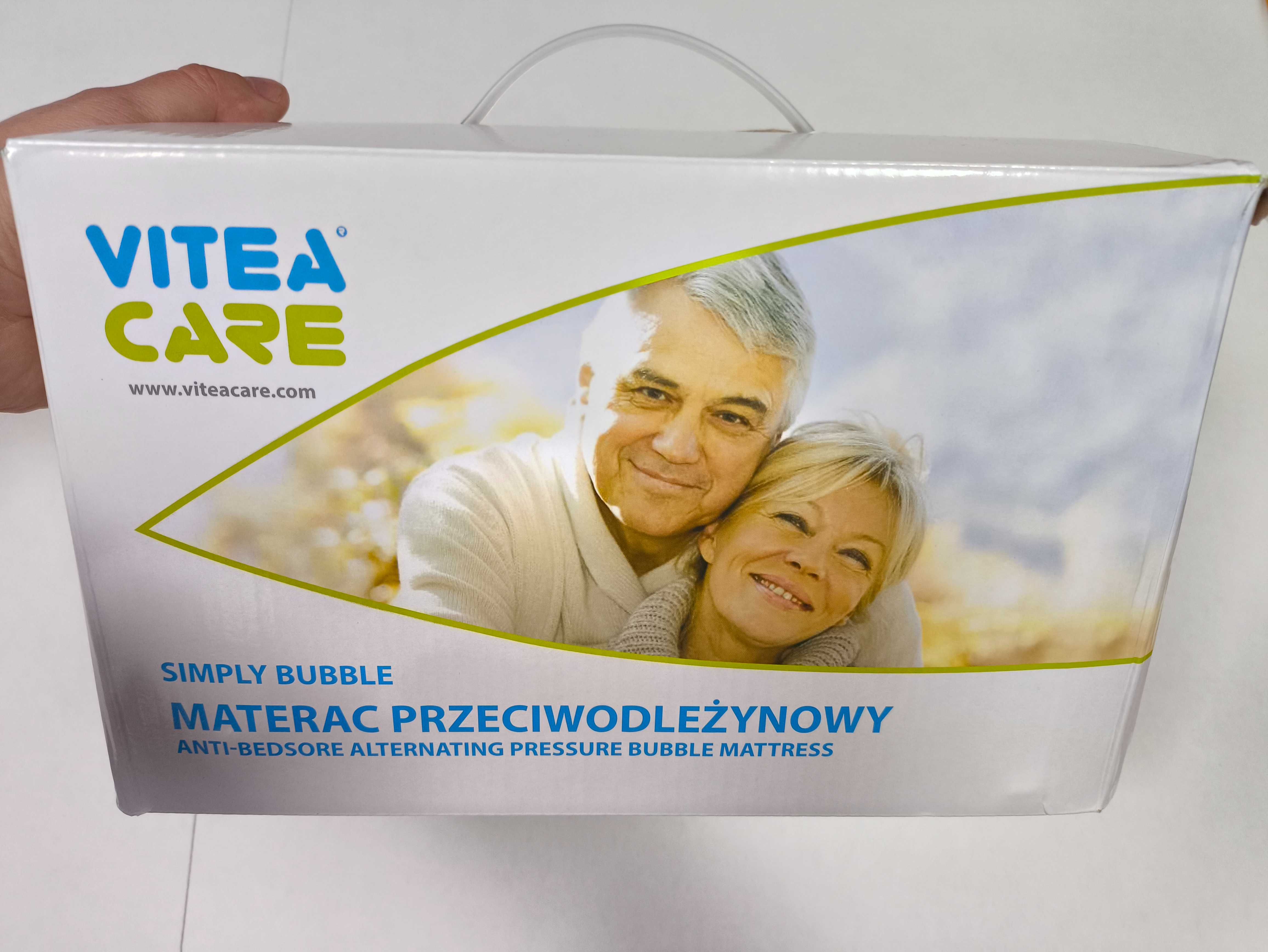 Materac przeciwodleżynowy + pompa Vitea Care VCM202 + GWARANCJA