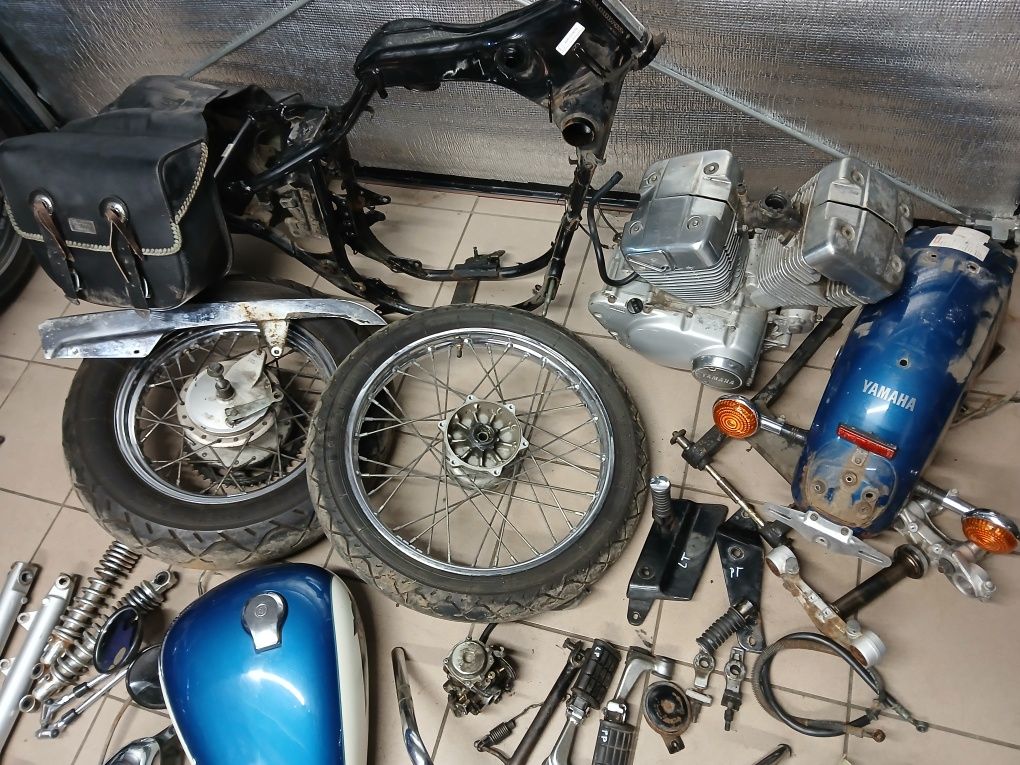 Virago 125 koła części silnikowe lagi bak lampa xv125 licznik