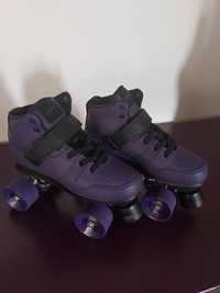 Patins 4 rodas + Capacete e saco