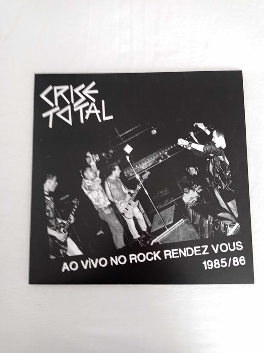 Crise Total - “Ao Vivo no Rock Rendez Vous 1985/86” LP (Novo)