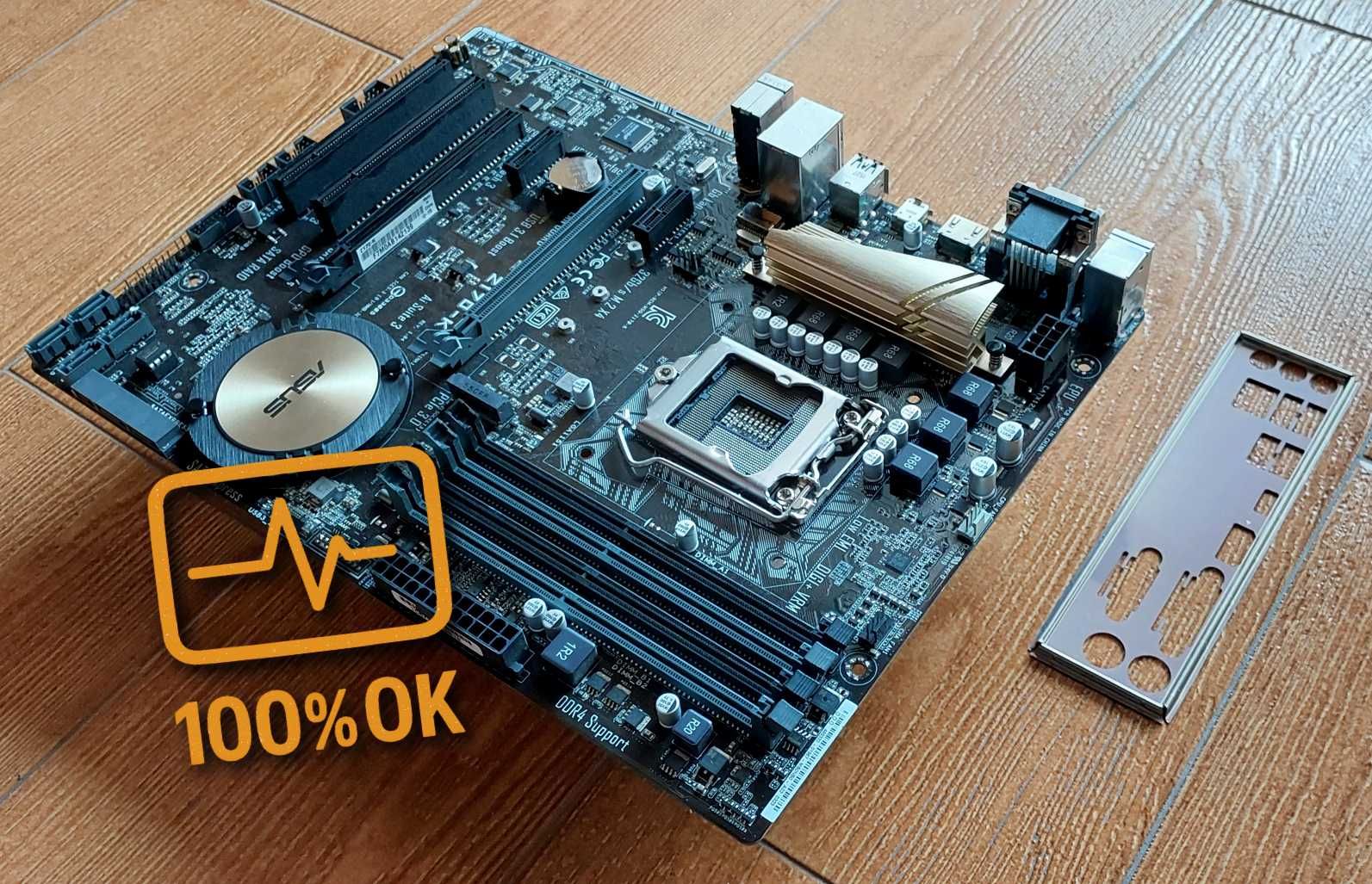 Motherboard ASUS Z170-K – LGA1151 DDR4 – Testada 100% Funcional