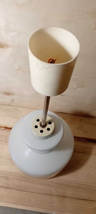 Lampa wisząca szkło PRL