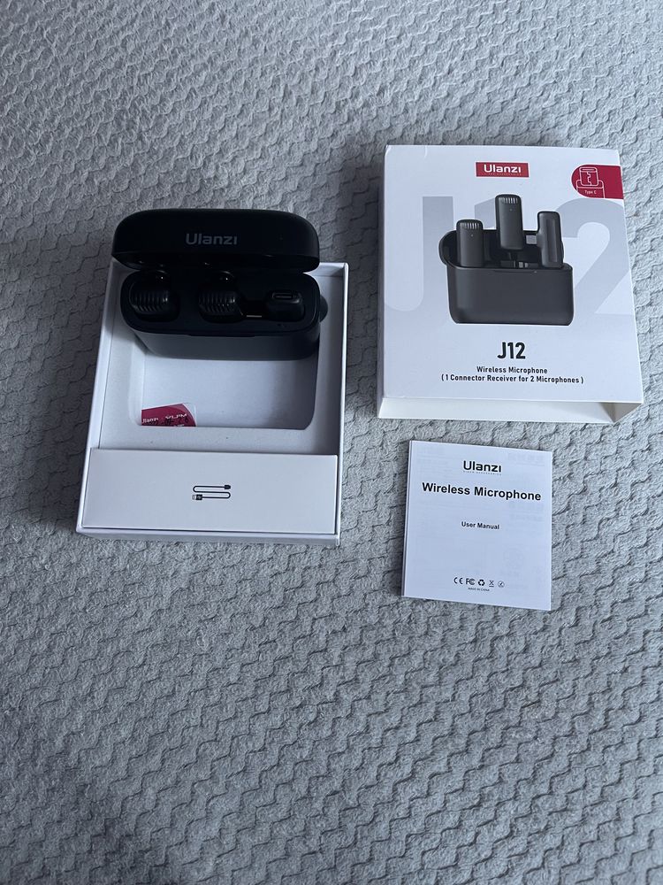Bezprzewodowy mikrofon J12 firmy Ulanzi  dla android USB-c