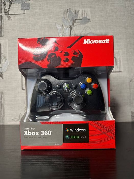 Джойстик геймпад проводной XBOX 360 PS PC чорний новый