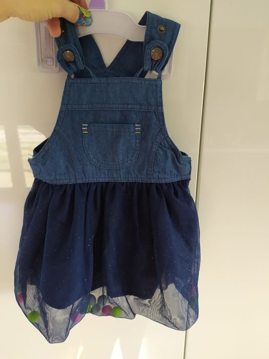 Sukienka Cool Club z kuleczkami. Piękna. Rozmiar 80