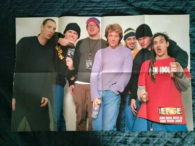 Póster A1 Jon Bon Jovi + Less Than Jake anos 2000 – Colecionadores