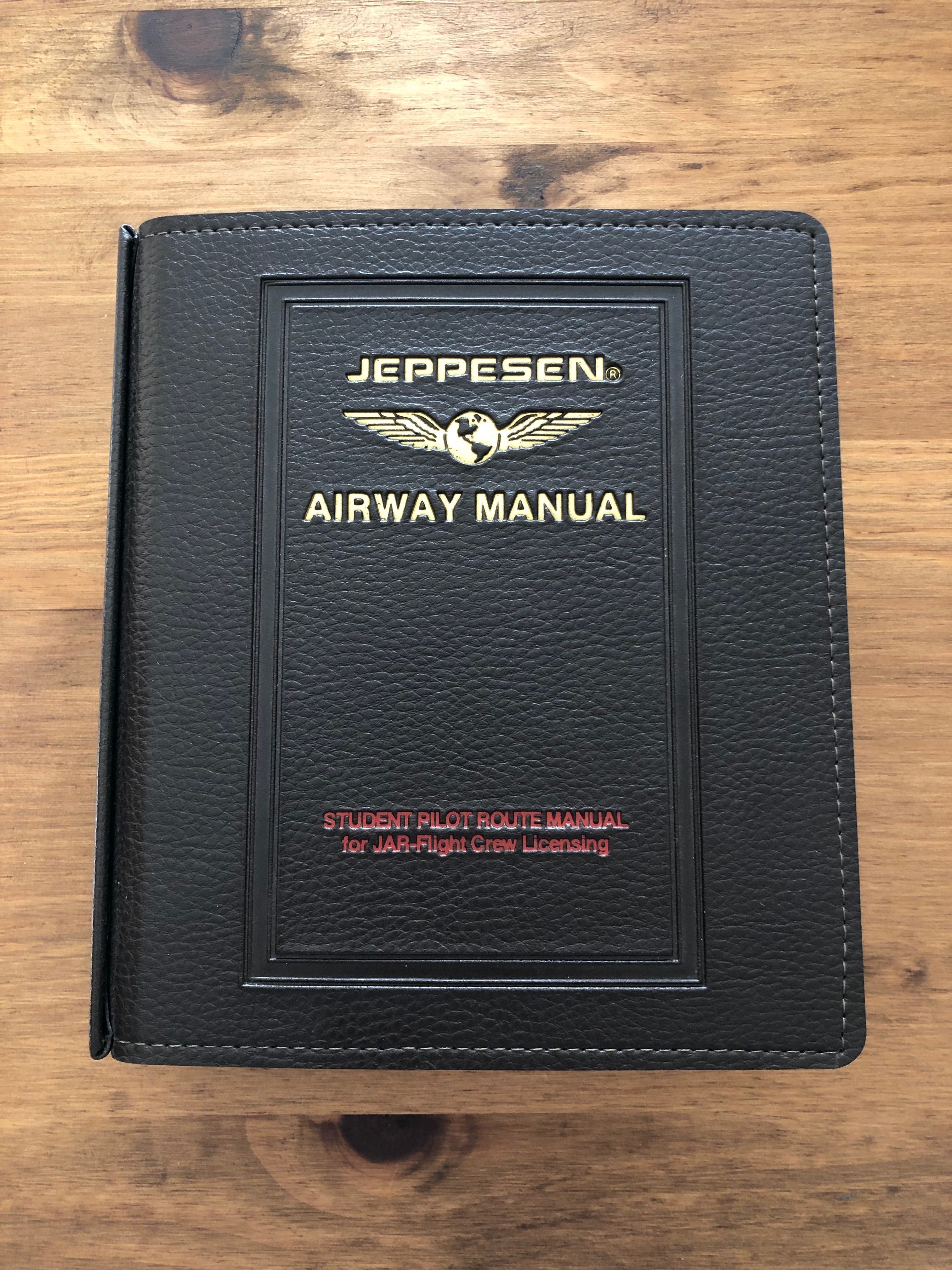 JEPPESEN Airway Manual para pilotos aeronaves, em bom estado