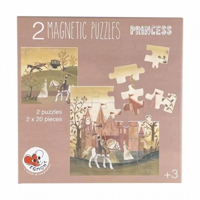 Puzzle magnetyczne Księżniczka pudełko,184x195 mm