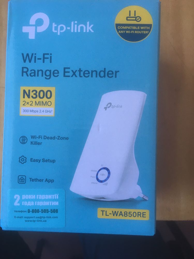 WI-FI подовжувач Ретранслятор TP-LINK TL-WA850RE