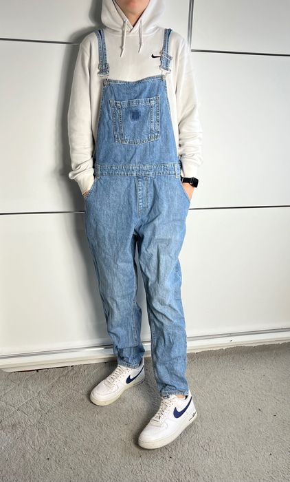 Ogrodniczki Jeans Vintage Baby Blue